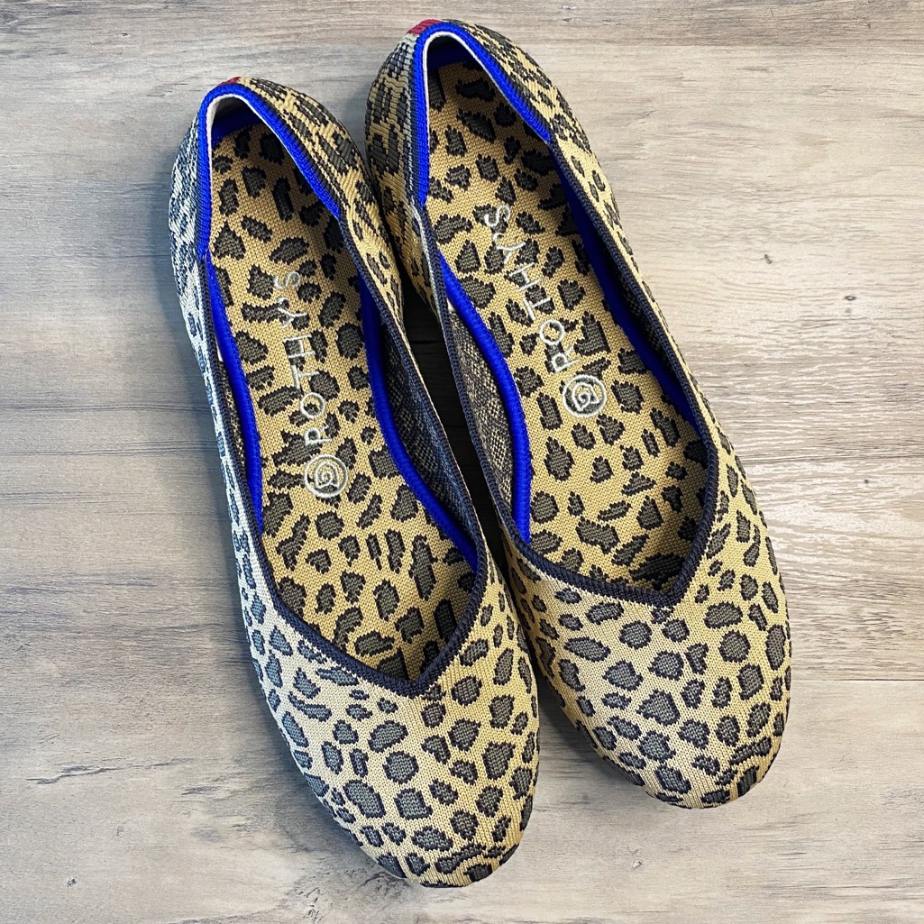 Nwot Rothy’s The Flat Cheetah